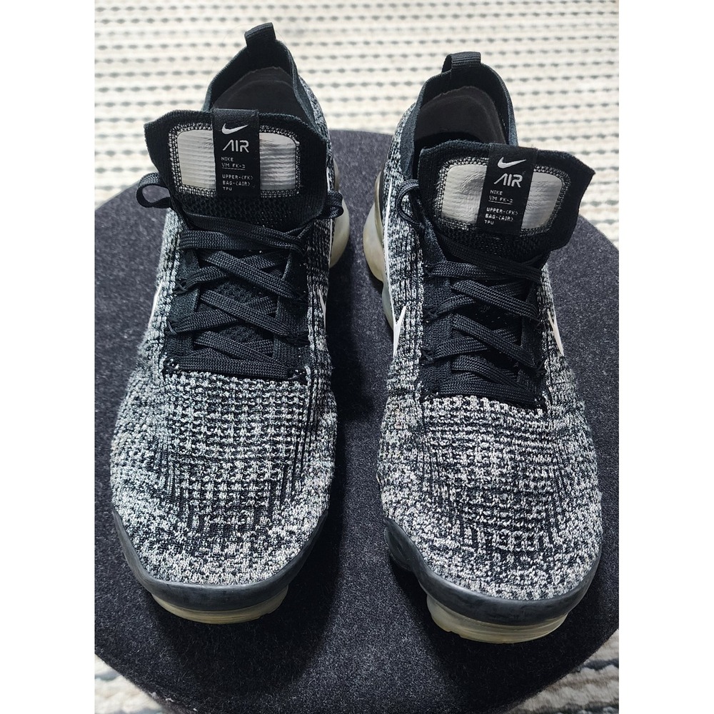 Nike Men's Air VaporMax Flyknit 3 Oreo Black White Size 13 AJ6900-002